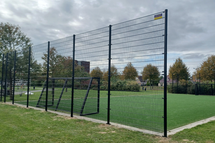 Ballenvanger voetbalveld